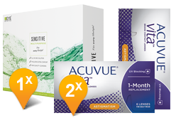 ACUVUE® VITA™ for Astigmatism & EyeDefinition SENSITIVE Promo Pack