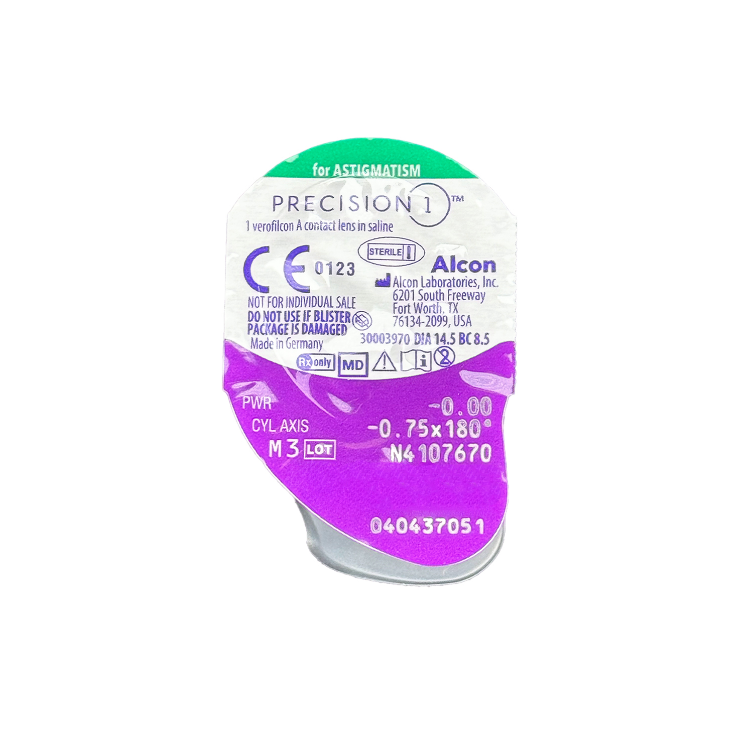 Precision 1 for Astigmatism (90 lenzen)