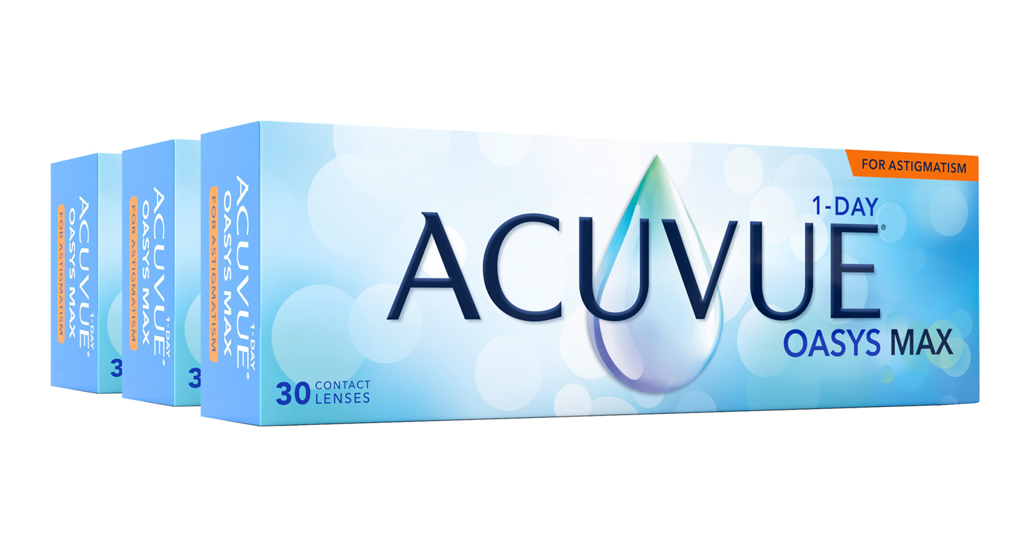 Acuvue Oasys Max 1-day for Astigmatism (90 pack)