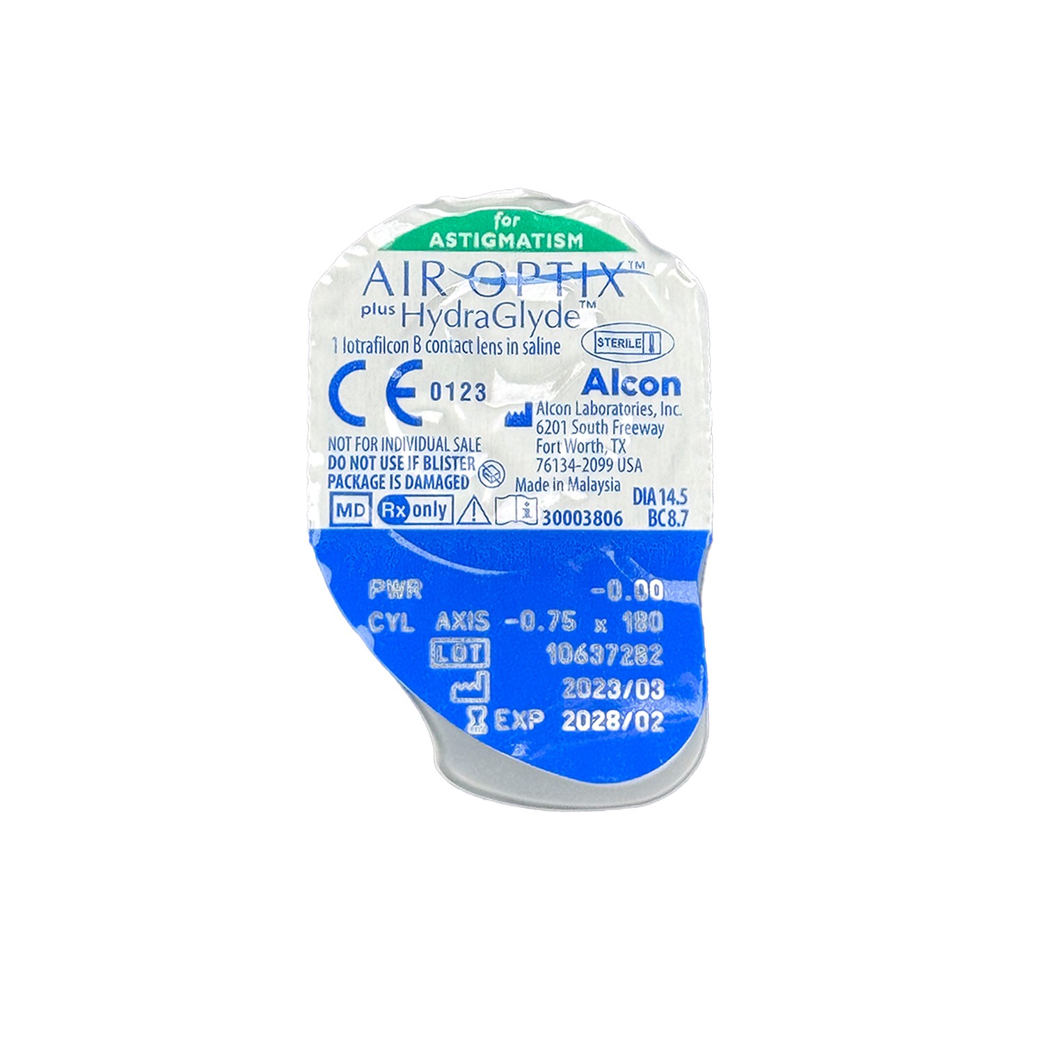 Air Optix plus HydraGlyde for Astigmatism (6)